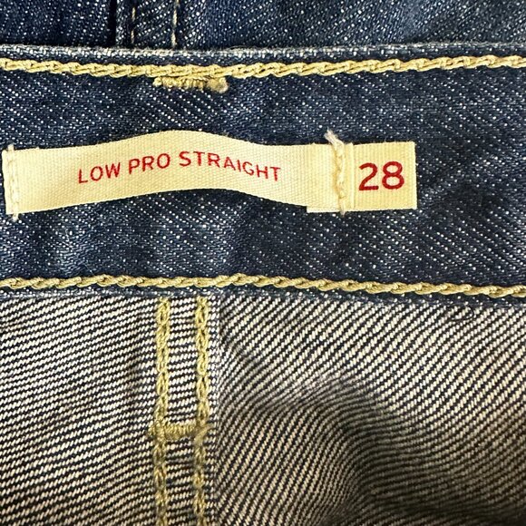 Levi's Low Pro Straight Men's Dark Wash Jeans - 28/30 (Like New!) - Picture 5 of 5